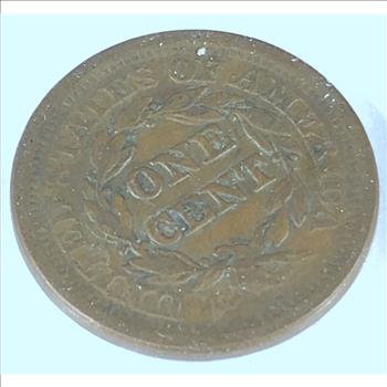 1851 Coronet Head US Large Cent Full Liberty Visible Nice Eye Appeal High Grade Coin