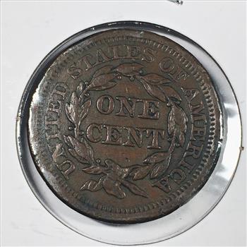 1853 Braided Hair Large Cent*LIBERTY Fully Visible