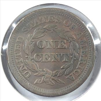 1853 Braided Hair Large Cent*LIBERTY Fully Visible