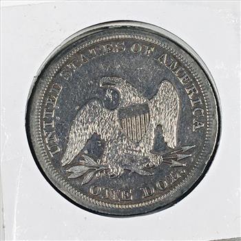 1853 Seated Liberty Silver Dollar