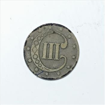 1853 Silver 3 Cent Piece