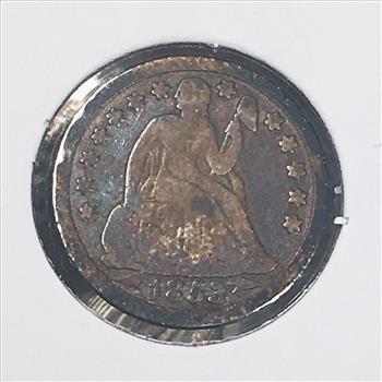 1853 with arrows Silver Seated Liberty Dime