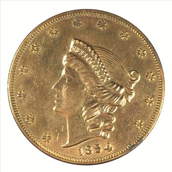 1854 Liberty Head Gold Dollar Replica*Aluminum