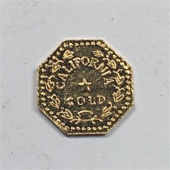 1856 California Gold Token*0.06 Grams