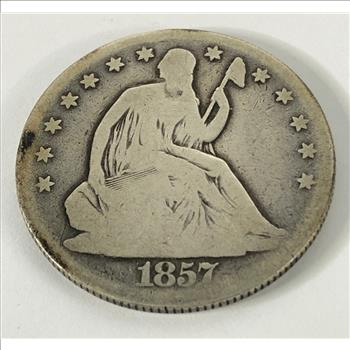 1857-O Silver Seated Liberty Half Dollar*Struck at New Orleans