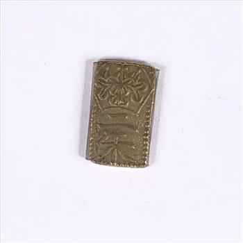 1860-1869 Japan 2 Shu Gold Nishu Gin