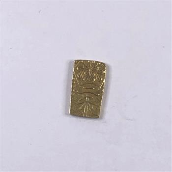 1860-1869 Japan 2 Shu Gold Nishu Gin