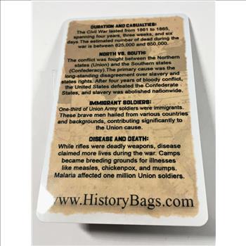 1861-1865 Authentic Civil War Period Musket Bullet*With Historical Information Care