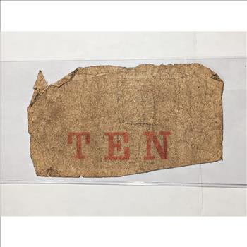 1862 City of Charleston 20 Cents Fractional Obsolete Note