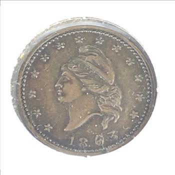 1863 Civil War Token*Army & Navy*High Grade
