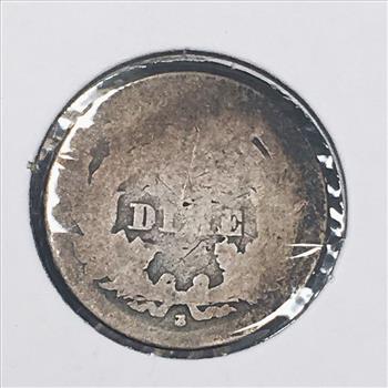 1869-S Silver Seated Liberty Dime