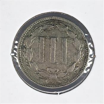 1870 Nickel 3 Cent Piece