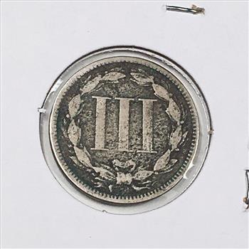 1873 Nickel 3c Coin