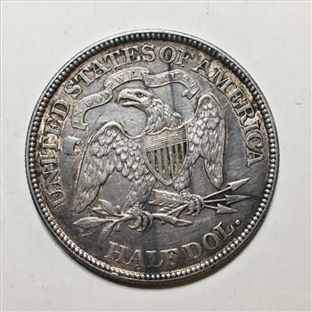 1873 Silver Seated Liberty Half Dollar*Full LIBERTY Visible