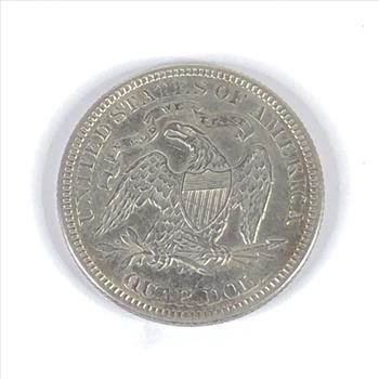 1876 Silver Seated Liberty 50c