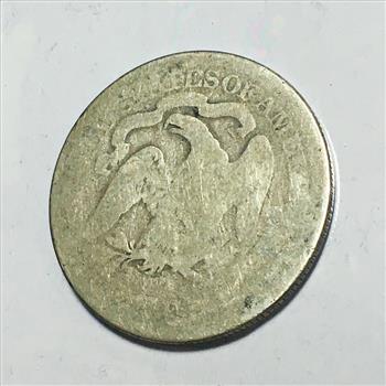 1876 Silver Seated Liberty Half Dollar