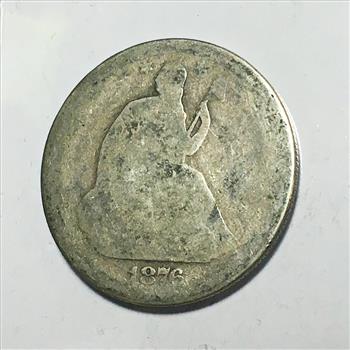 1876 Silver Seated Liberty Half Dollar