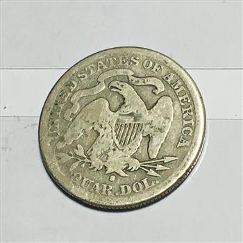 1876-S Silver Seated Liberty Quarter