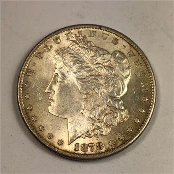 1878 S over S Repunched mint Mark Morgan Silver Dollar *First Year Morgan