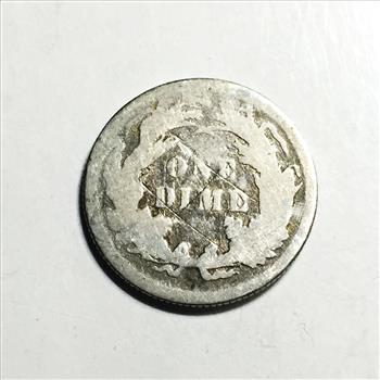 1878 Silver Seated Liberty Dime