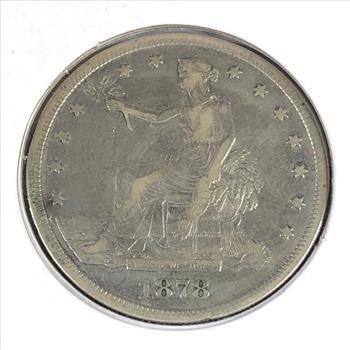 1878-S Silver Trade Dollar*Better Grade Coin*LIBERTY Fully Visible