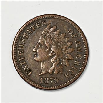 1879 Indian Head Cent*Higher Grade*LIBERTY Fully Visible