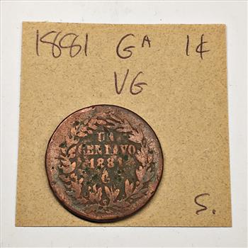 1881GA Mexico 1 Centavo