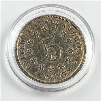 1882 without Rays Shield Nickel*Better Grade*In Protective Holder