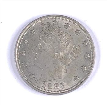 1883 NO CENTS Liberty Head 