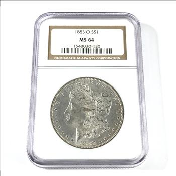 1883-O Morgan Silver Dollar*Graded MS64 by NGC*Struck at New Orleans