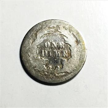 1885 Silver Seated Liberty Dime