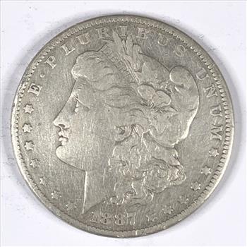 1887 Morgan Silver Dollar*Struck at Philadelphia