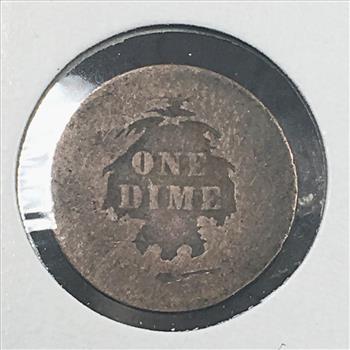 1889 Silver Seated Liberty Dime
