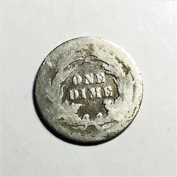 1889 Silver Seated Liberty Dime