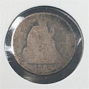 1889 Silver Seated Liberty Dime