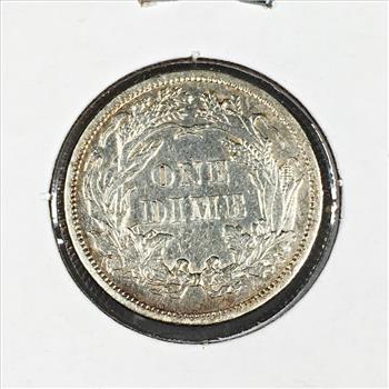 1889 Silver Seated Liberty Dime*LIBERTY Fully Visible*High Grade