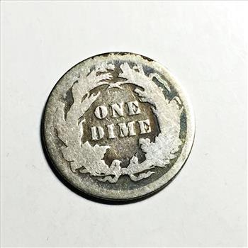 1891 Silver Seated Liberty Dime