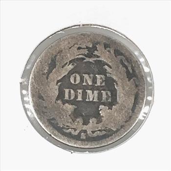 1891 Silver Seated Liberty Dime