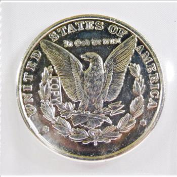 1892 Morgan Dollar Replica .999 Fine Silver Layered