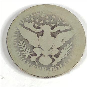 1892 Silver Barber Quarter