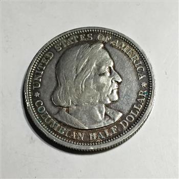 1893 Columbian Expo Commemorative Silver Half Dollar
