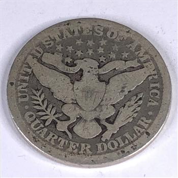 1893 Silver Barber Quarter
