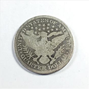 1893-O Silver Barber Quarter*Struck at New Orleans