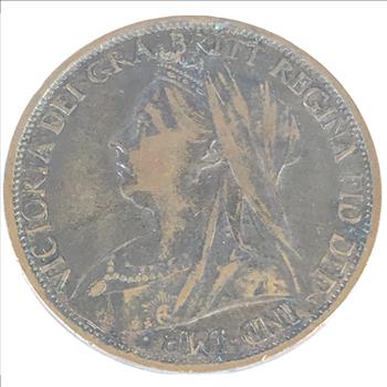 1896 Great Britain Victorian One Penny