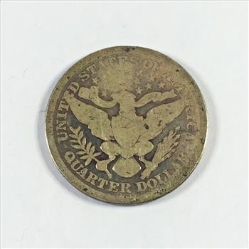 1896 Silver Barber Quarter