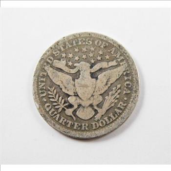 1898 Silver Barber Quarter