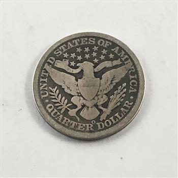 1899 Silver Barber Quarter