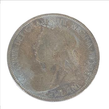 1900 Great Britain Victorian Half Penny