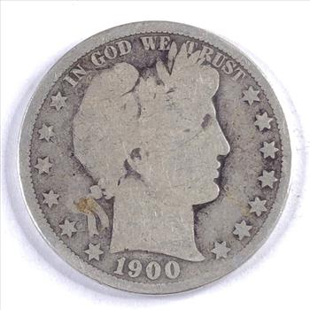 1900-O Silver Barber Half Dollar*Struck at New Orleans