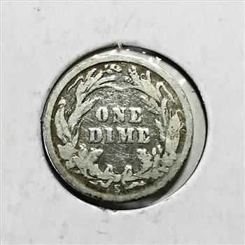 1900-S Silver Barber Dime